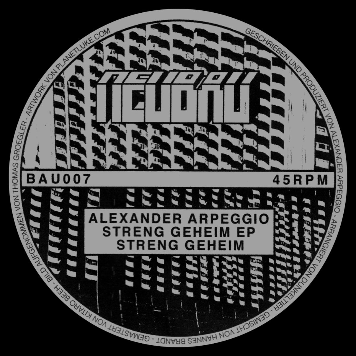 Alexander Arpeggio – Streng Geheim EP