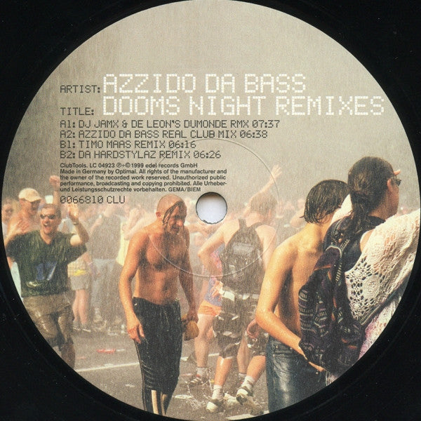 Azzido Da Bass – Dooms Night (Remixes)