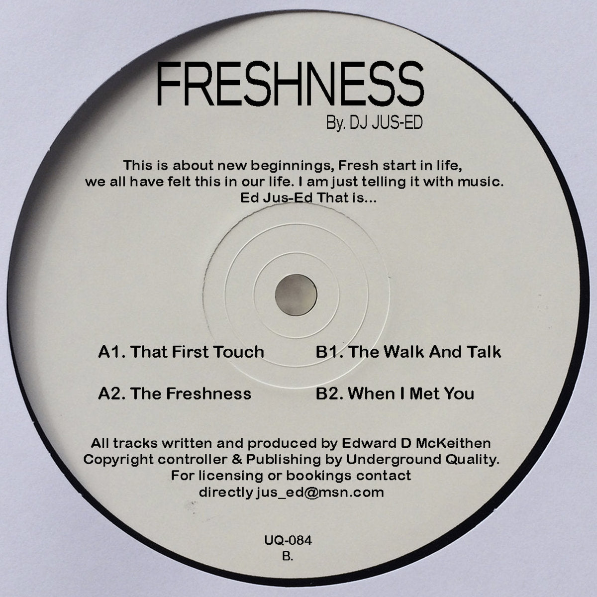 DJ Jus-Ed - Freshness EP