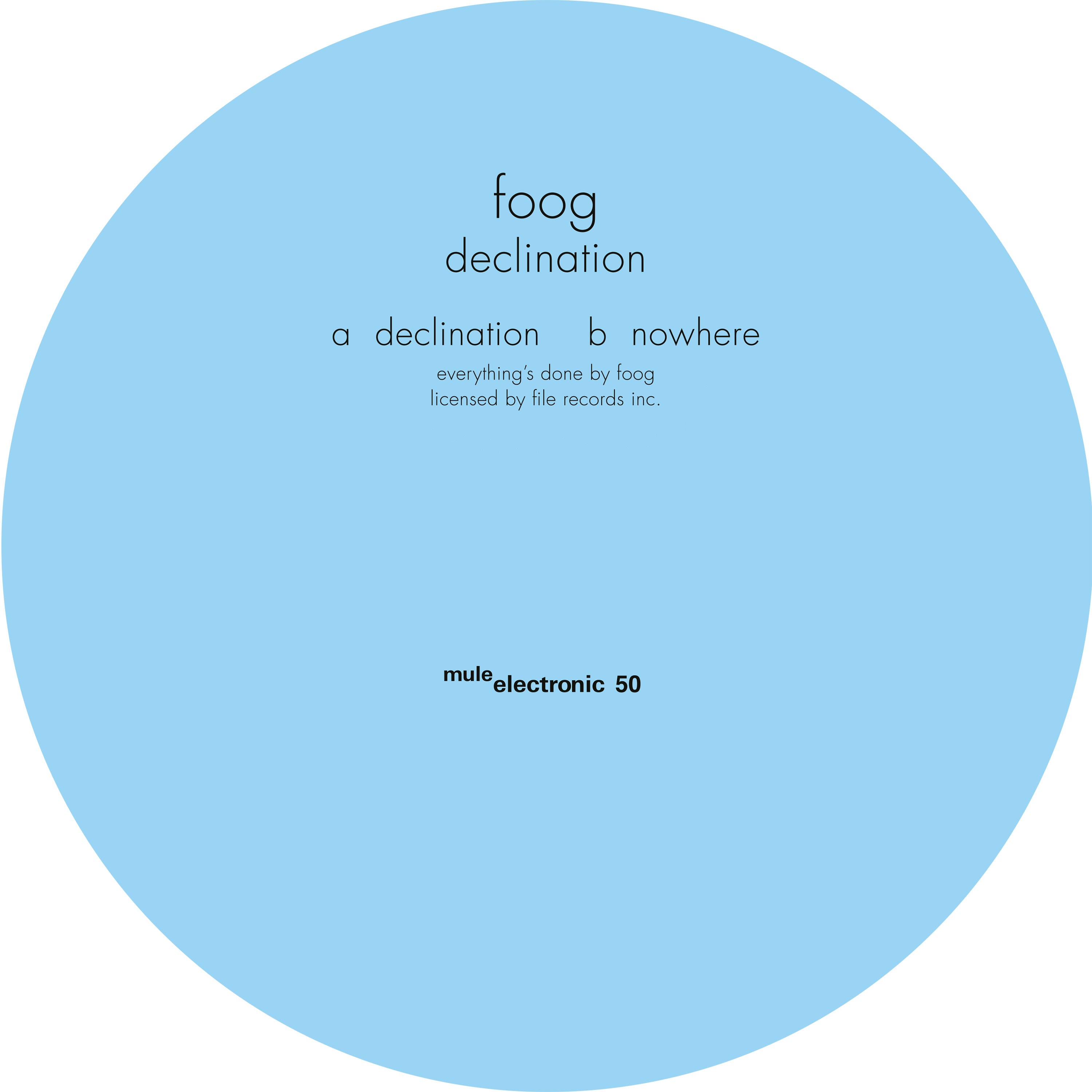 Foog – Declination