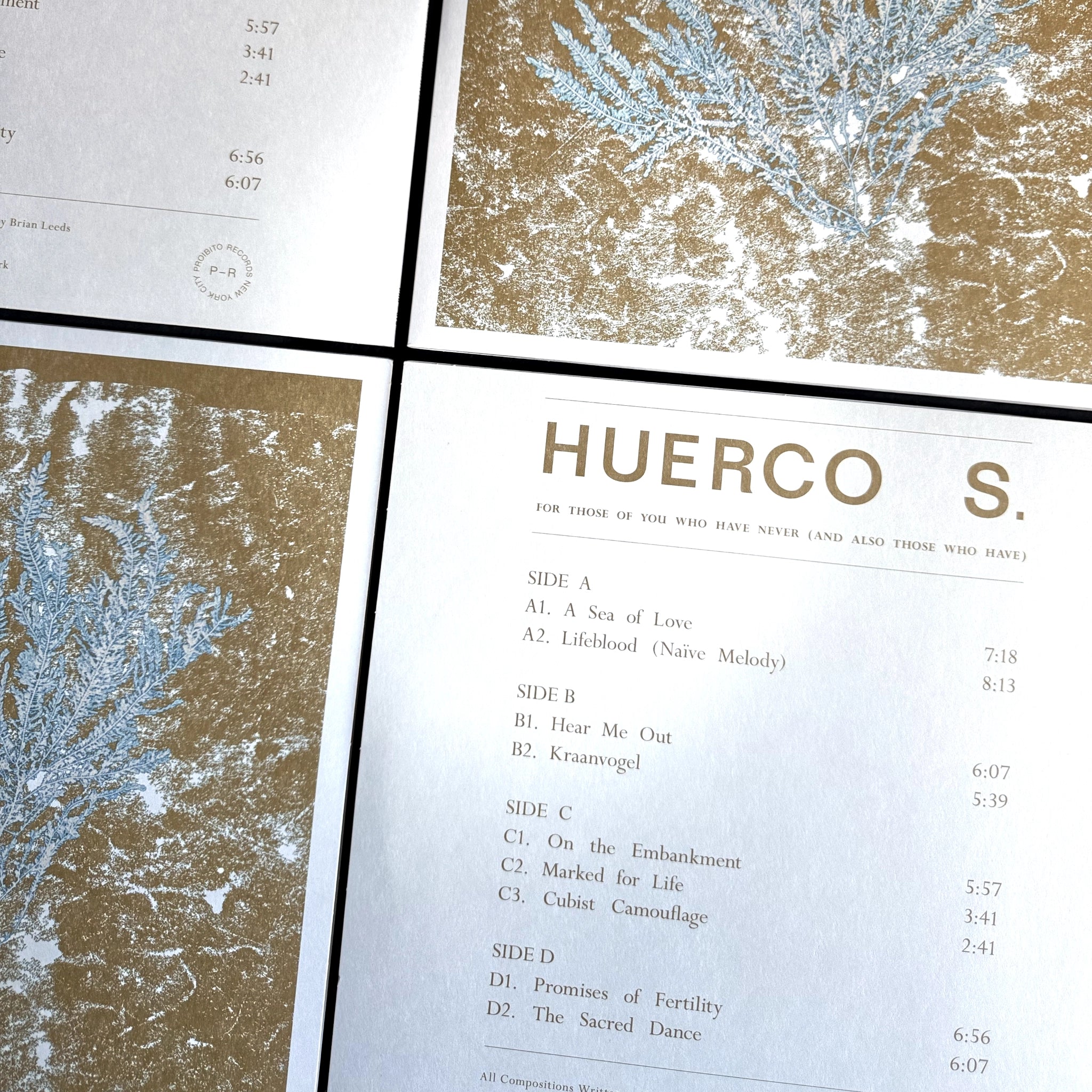 Huerco S. - For Those Of You Who Have Never (And Also Those Who Have)