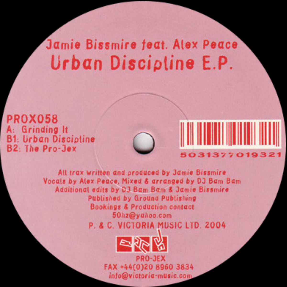 Jamie Bissmire – Urban Discipline E.P.