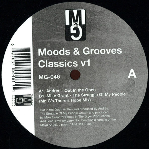 Andrés / Mike Grant – Moods & Grooves Classics v1