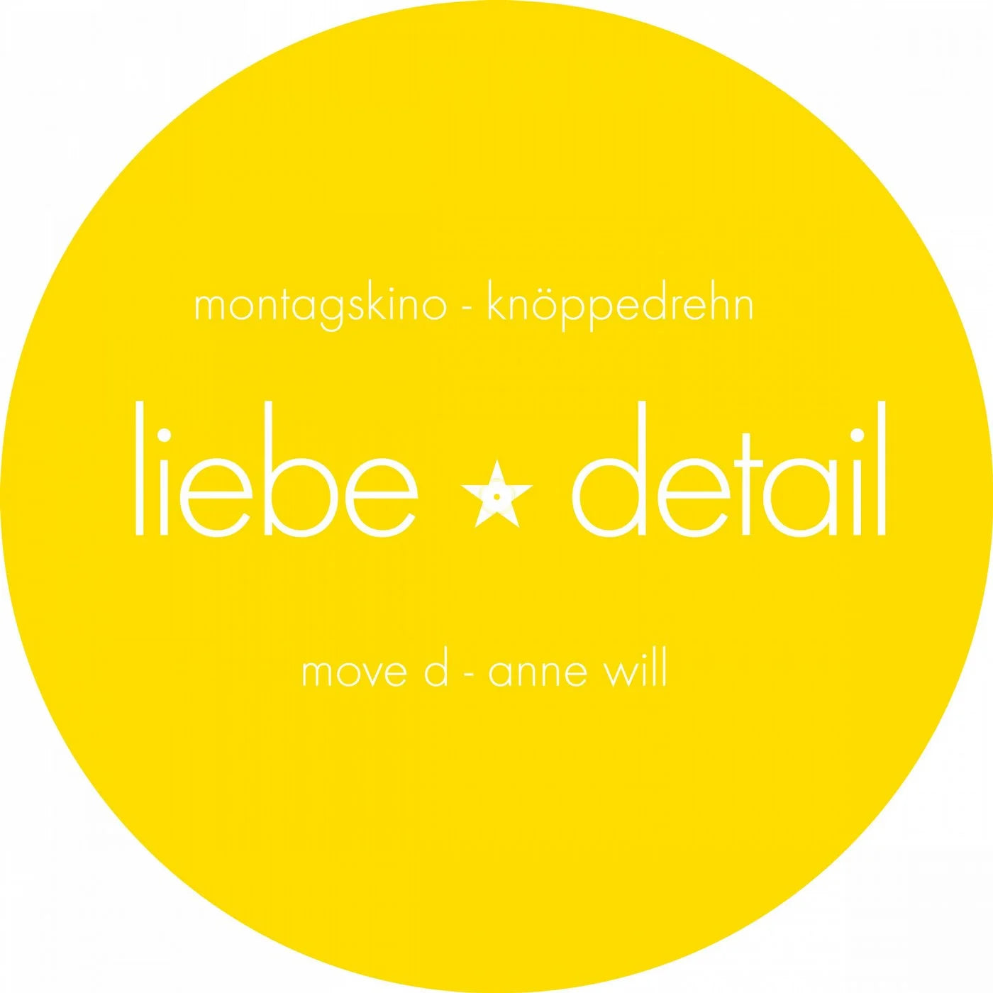 Move D / Montagskino – Anne Will / Knöppedrehn