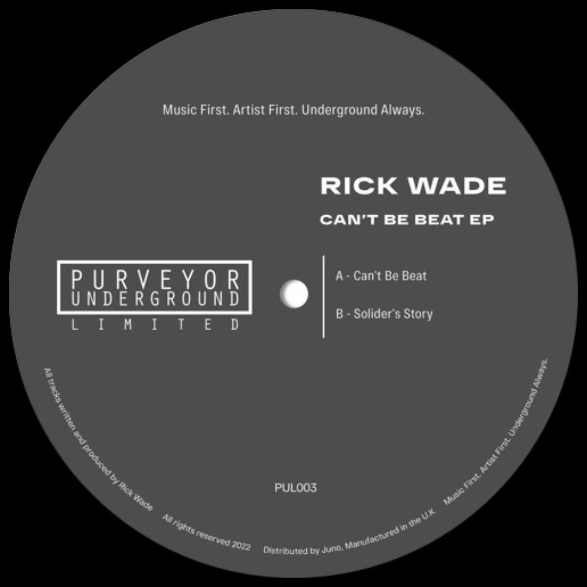 Rick Wade – Can't Be Beat EP