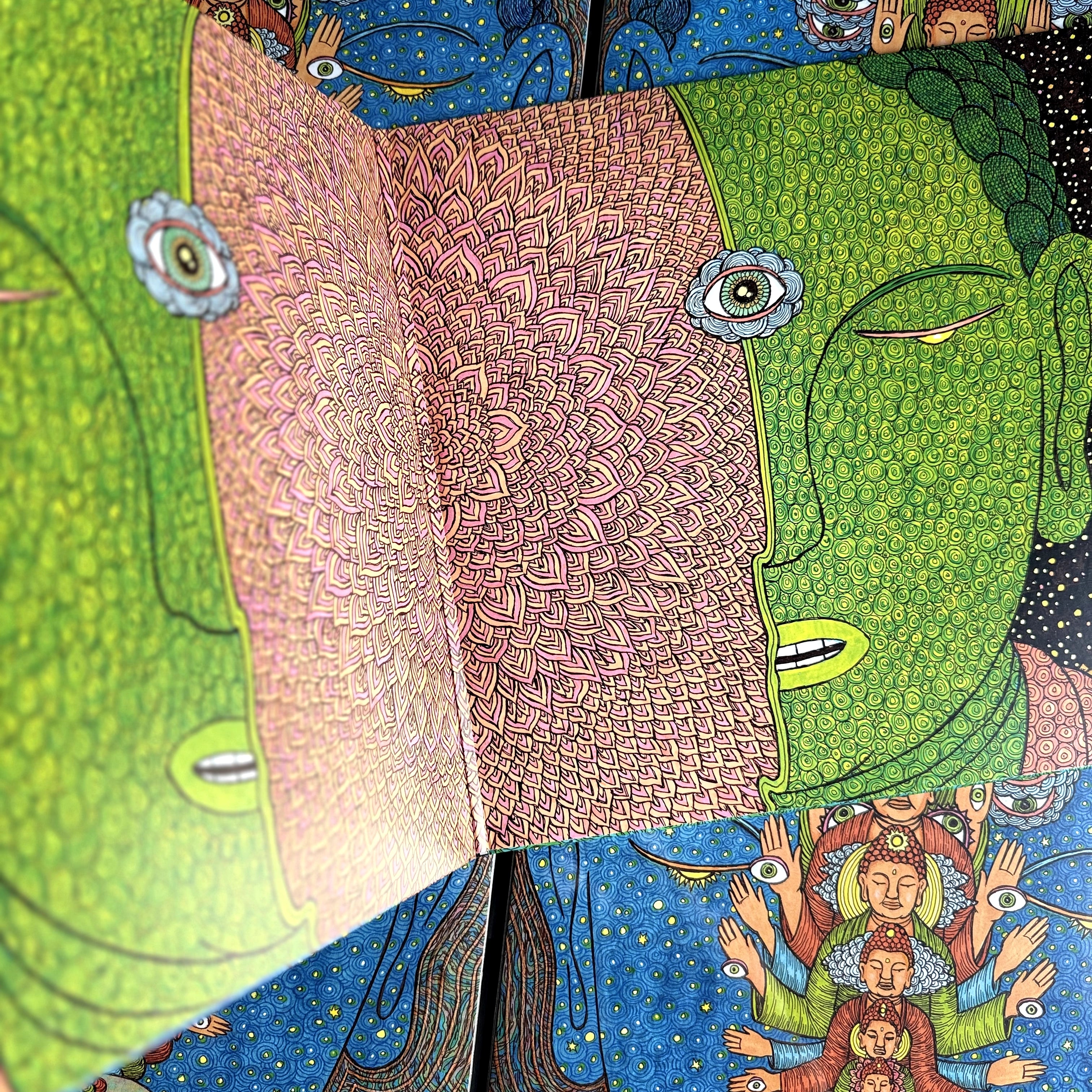 Robert Henke Layering Buddha Gatefold