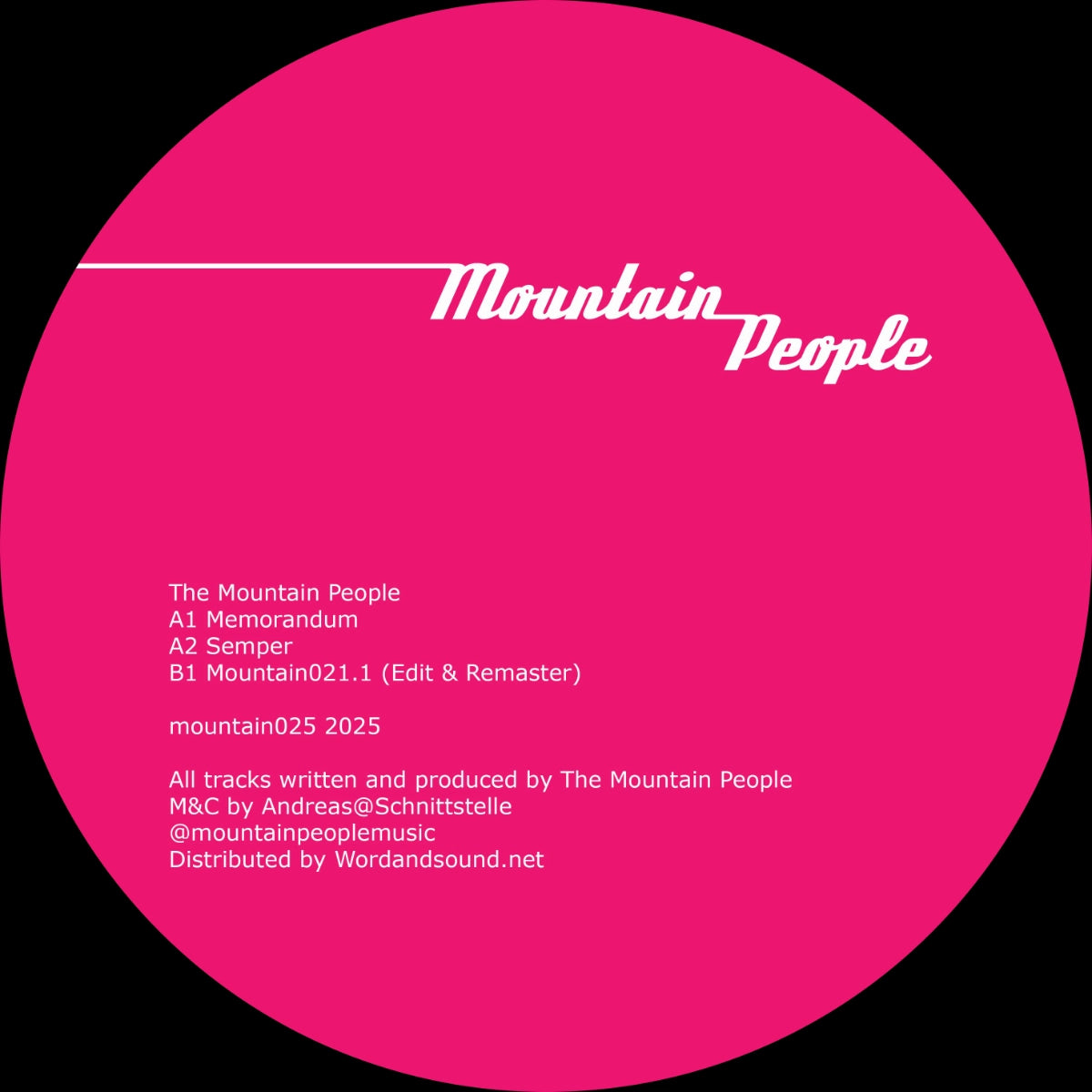 The Mountain People - Memorandum