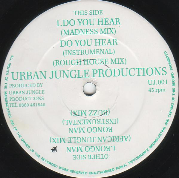 Urban Jungle Productions – Do You Hear / Bongo Man