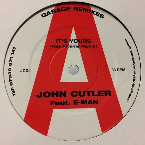 Jon Cutler Feat. E-Man – It's Yours (Garage Remixes)