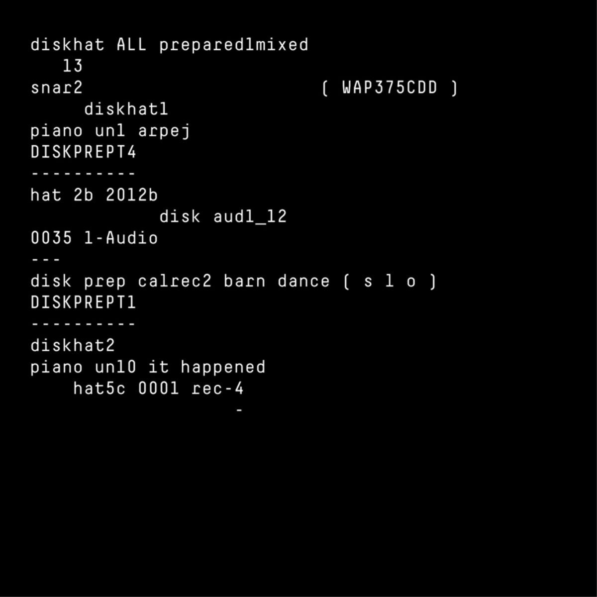 Aphex Twin – Computer Controlled Acoustic Instruments Pt2 (EP)
