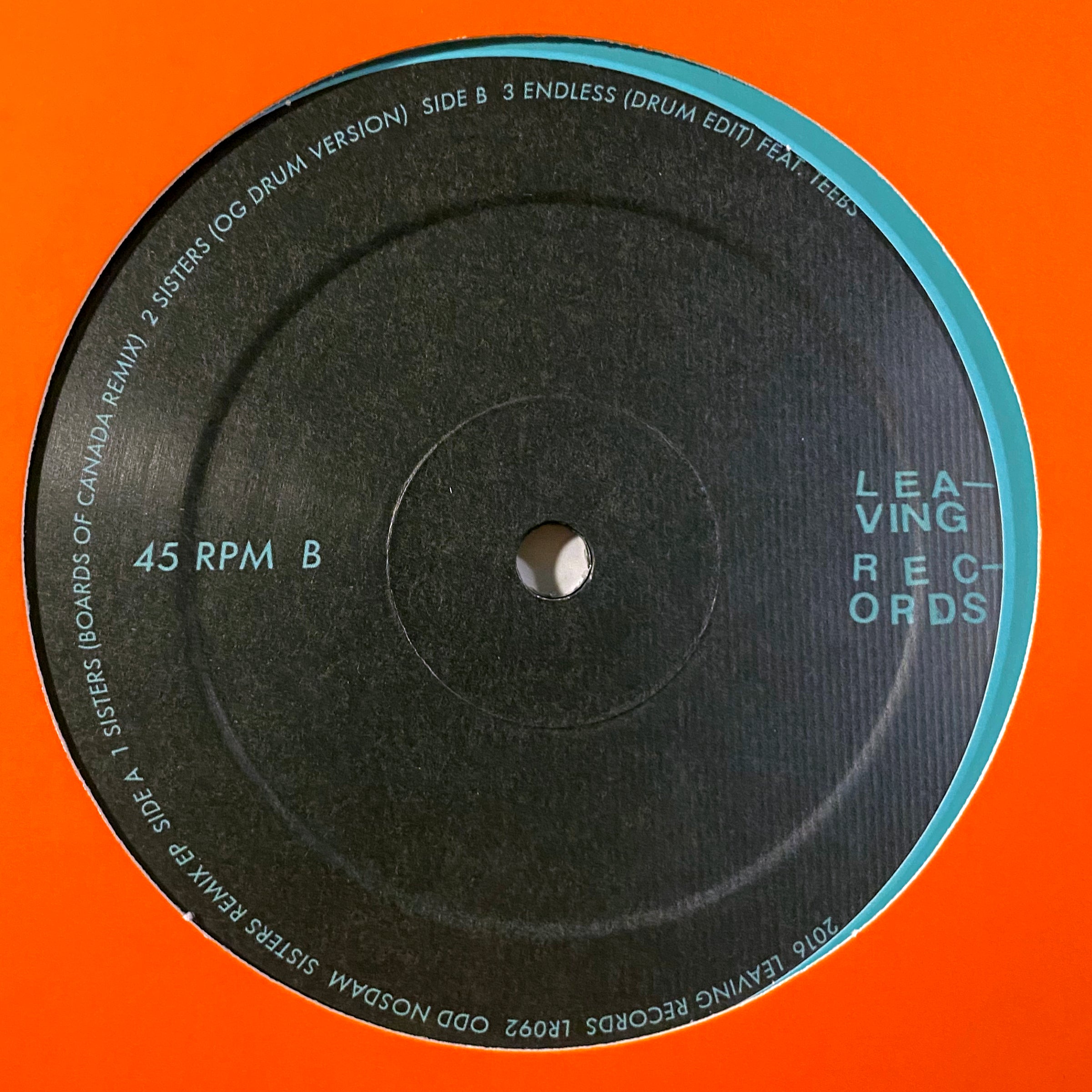 Odd Nosdam – Sisters Remix EP (Boards of Canada & Teebs) - Inverted Audio Record Store