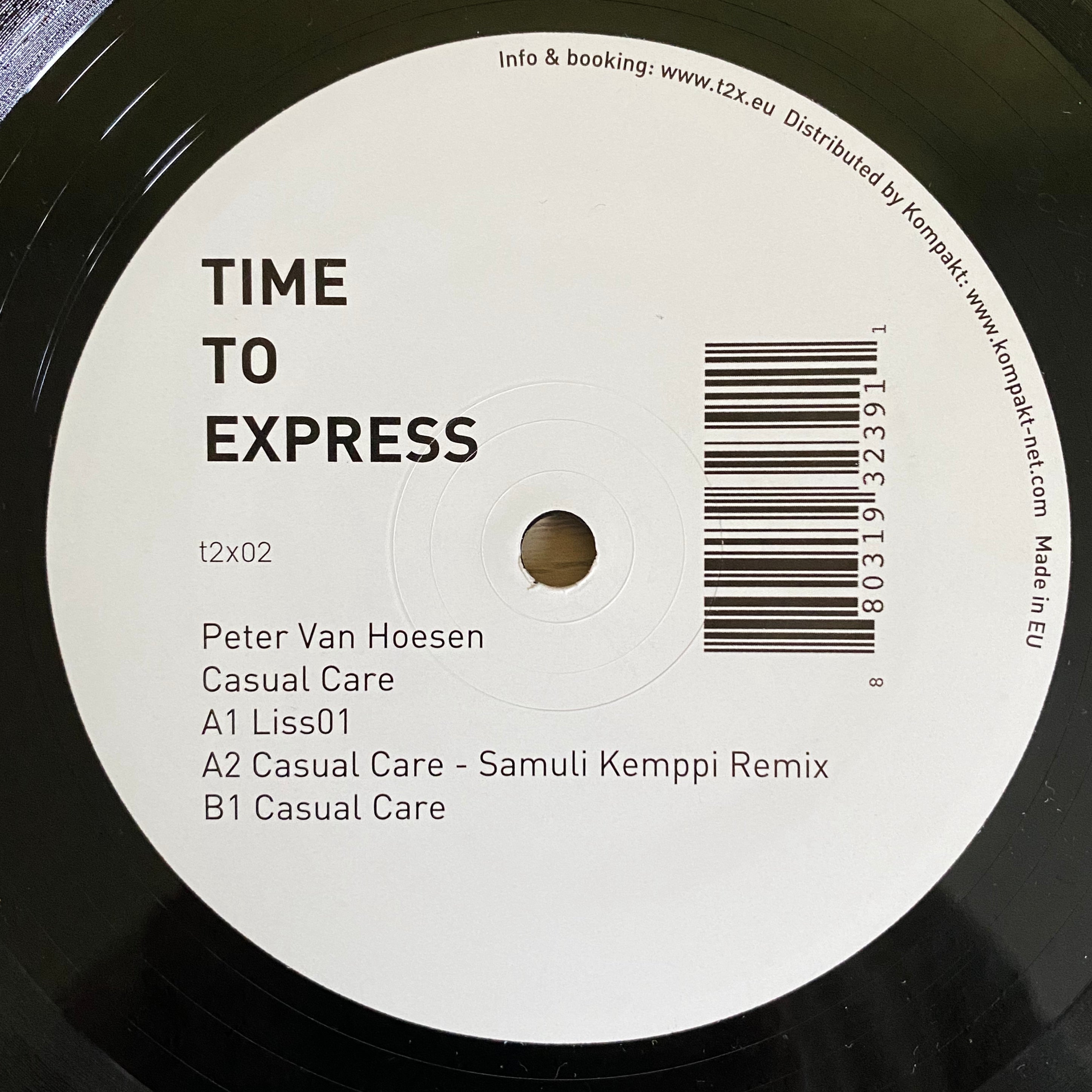 Peter Van Hoesen – Casual Care - Inverted Audio Record Store