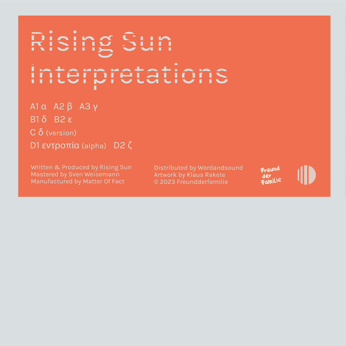 Rising Sun - Rising Sun Interpretations - Inverted Audio Record Store
