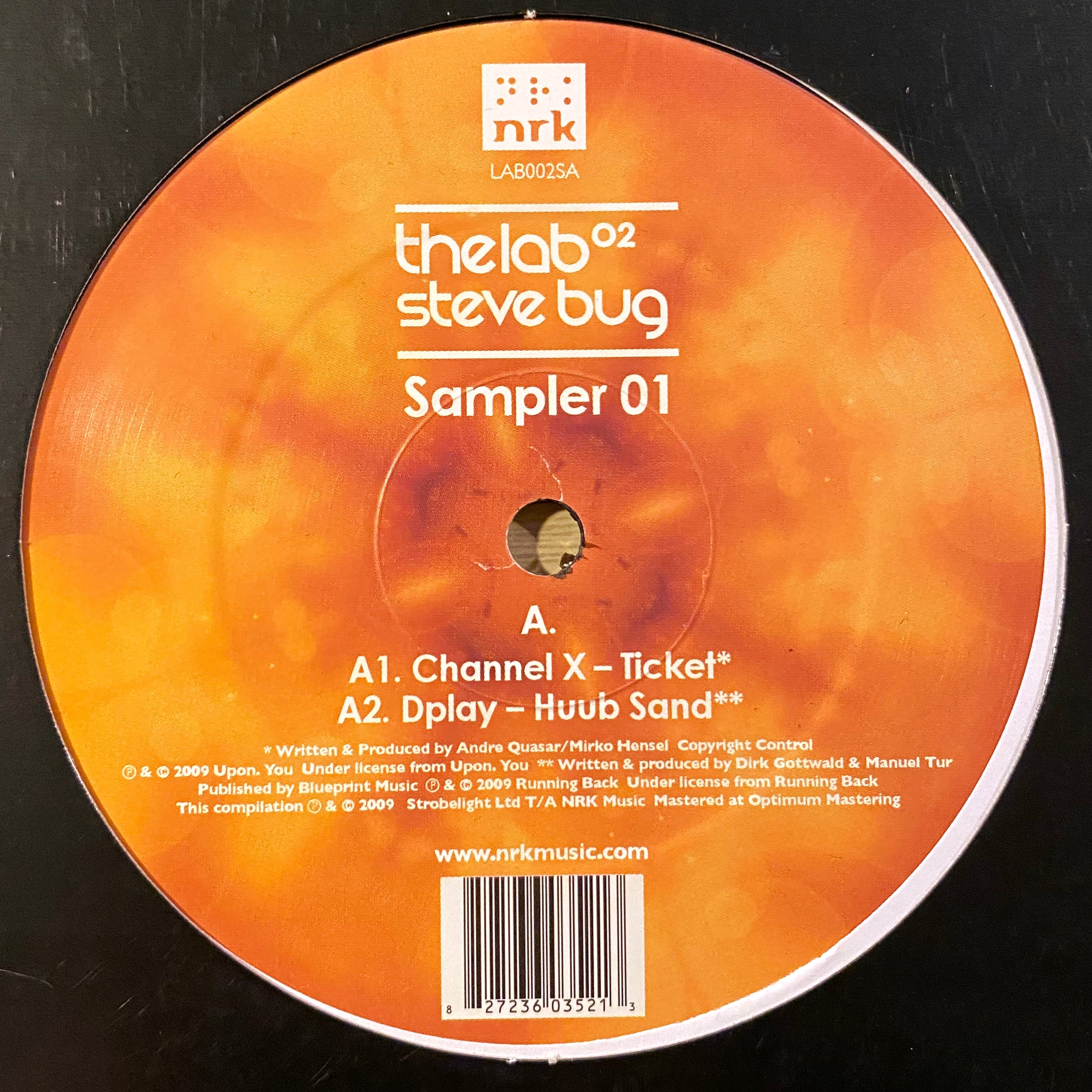 Steve Bug – The Lab 02 / Sampler 01 - Inverted Audio Record Store