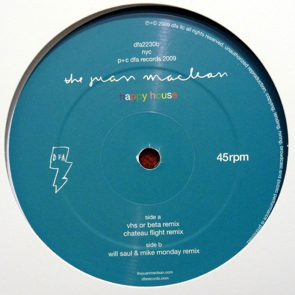 The Juan Maclean – Happy House - Inverted Audio Record Store