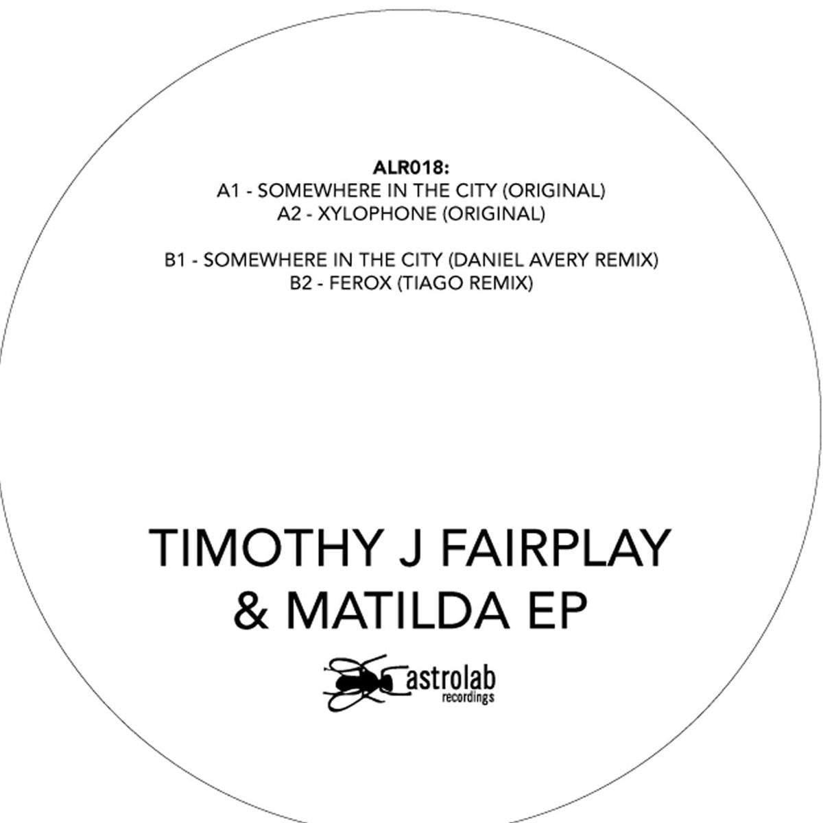 Timothy J Fairplay & Matilda EP - Inverted Audio Record Store