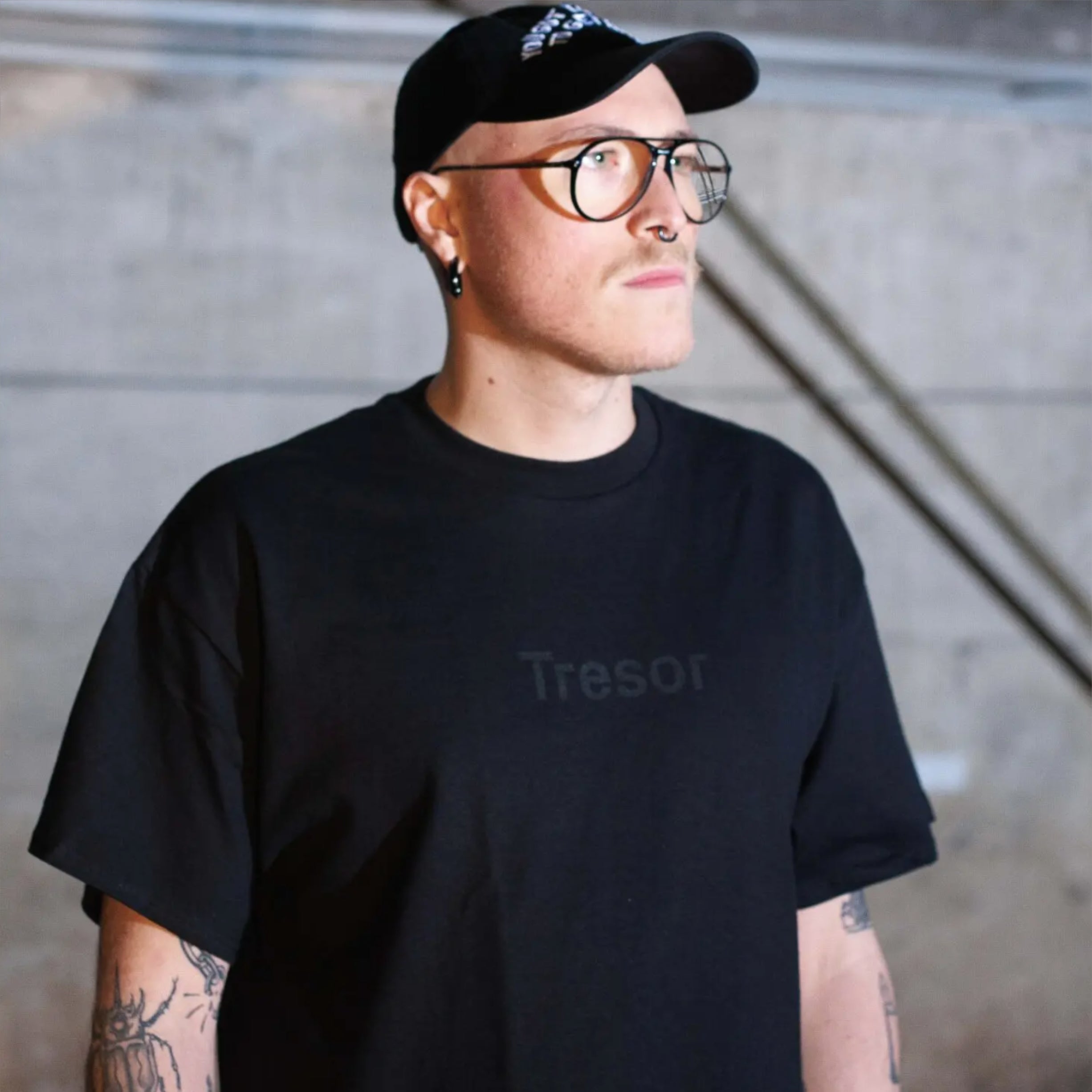 Tresor Classic T-Shirt (Black + Black) - Inverted Audio Record Store