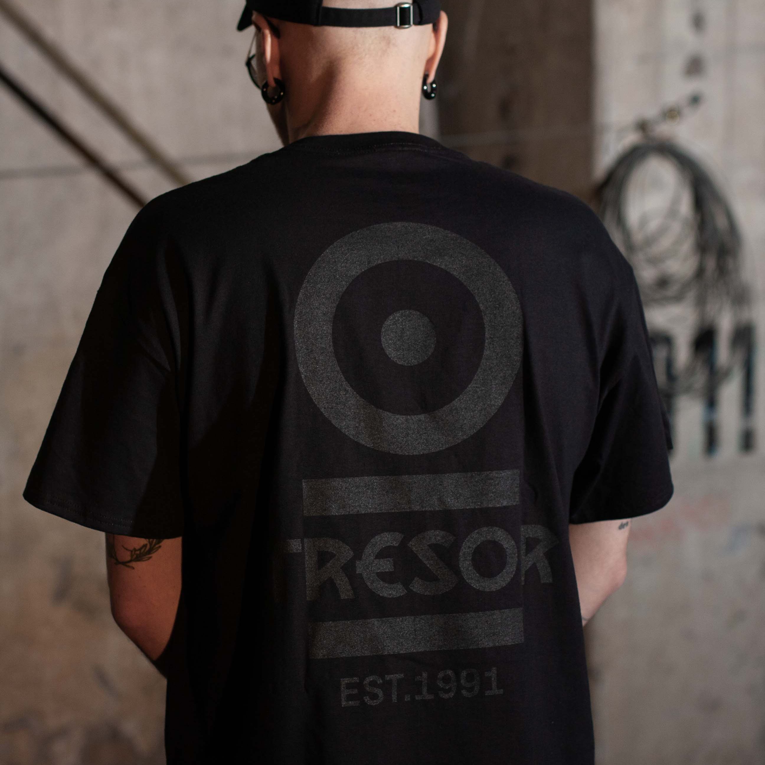 Tresor Classic T-Shirt (Black + Black) - Inverted Audio Record Store