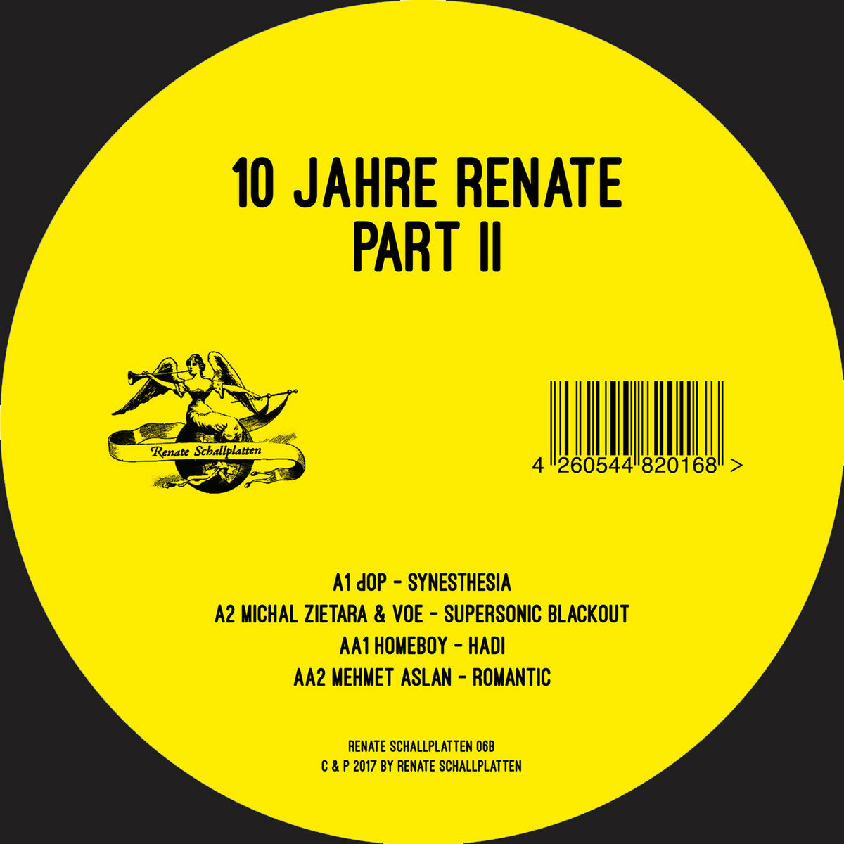 Various Artists – 10 Jahre Renate Part II - Inverted Audio Record Store