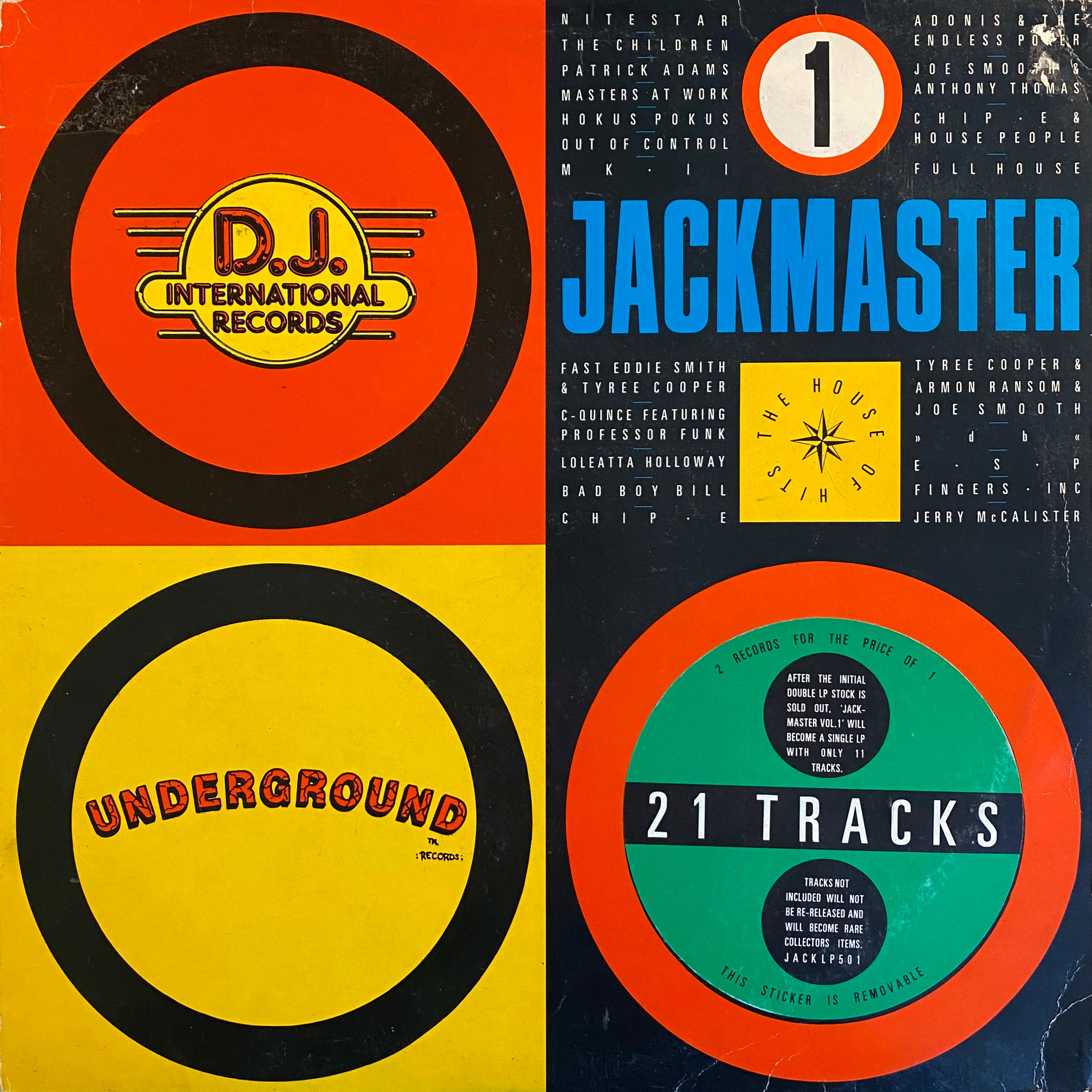 Various Artists – Jackmaster 1 - Inverted Audio Record Store