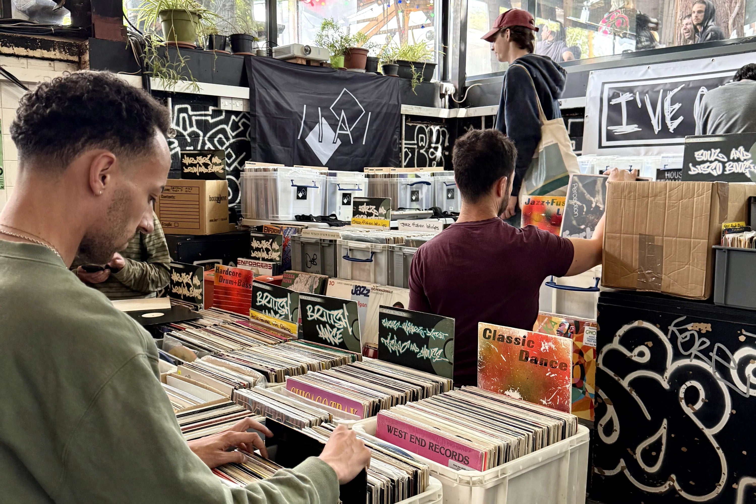 Wax On Tap Record Fair at Grow Hackney