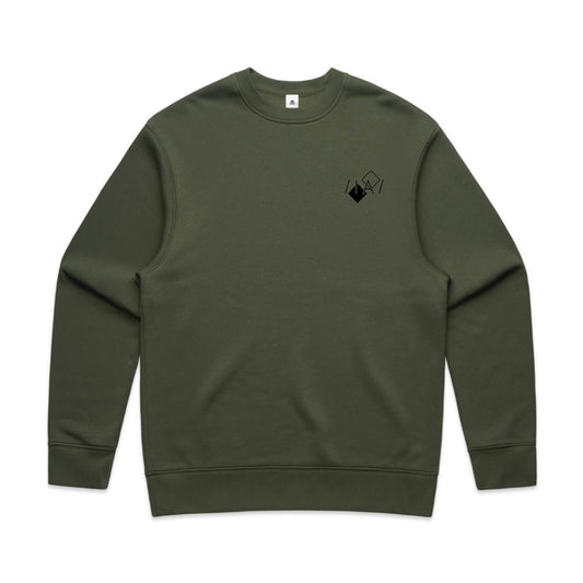 Inverted Audio Record Store Jumper (Green)