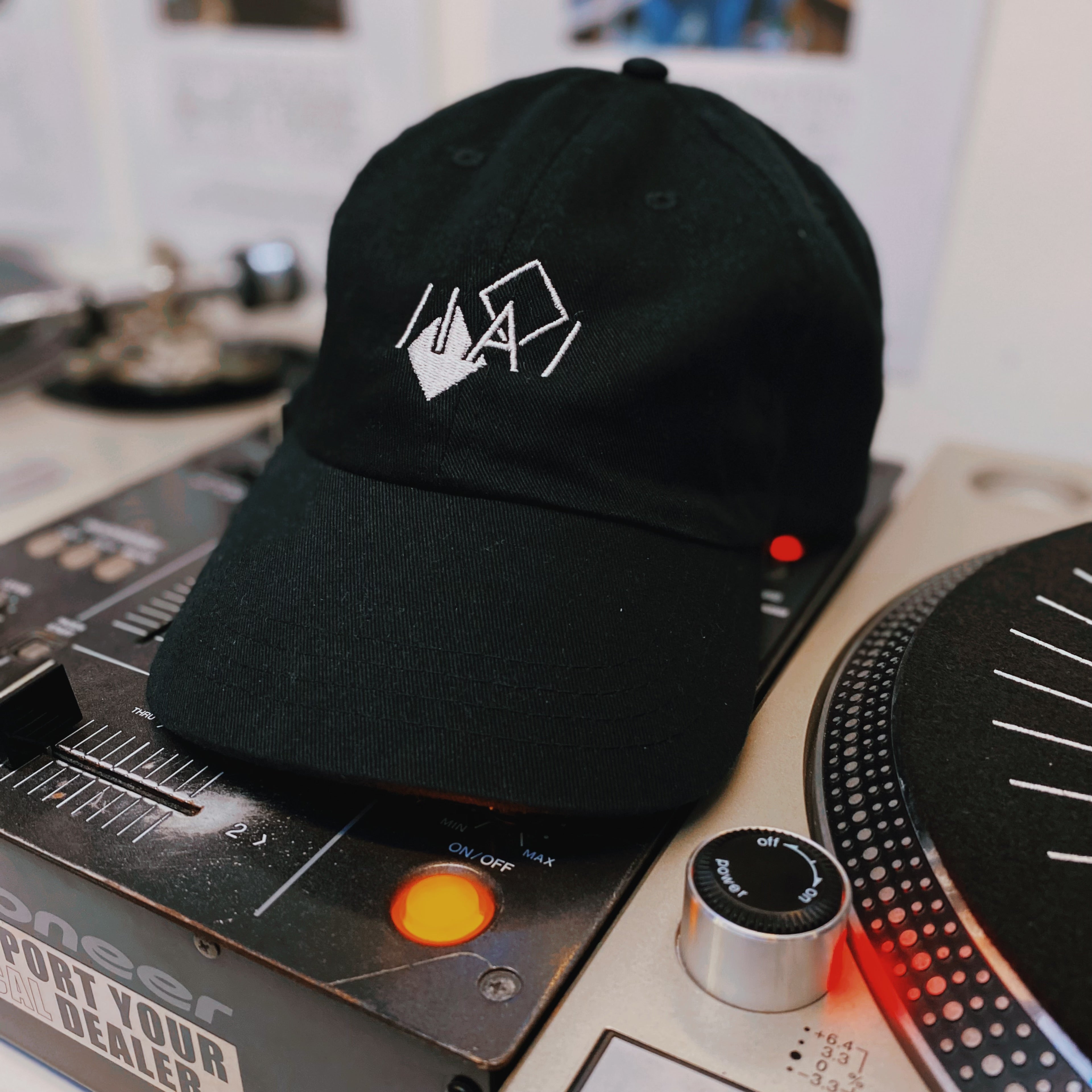 Inverted Audio Record Store Cap (Black)