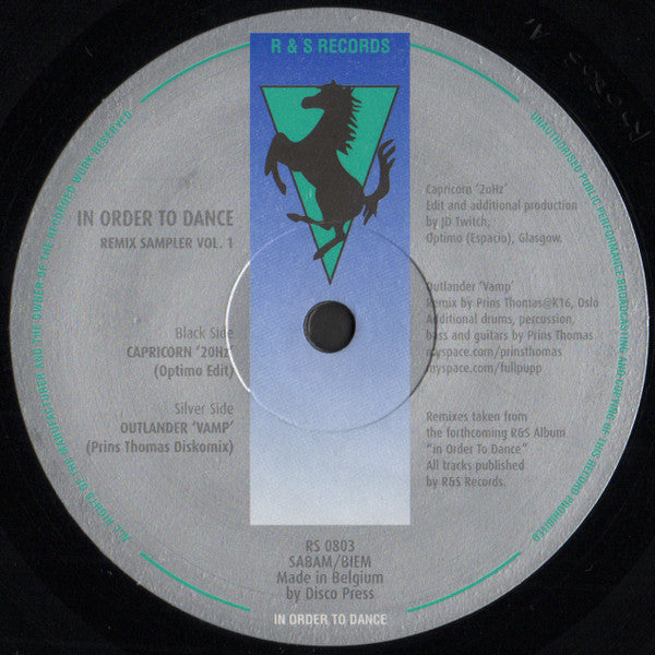 Capricorn / Outlander – In Order To Dance Remix Sampler Vol. 1