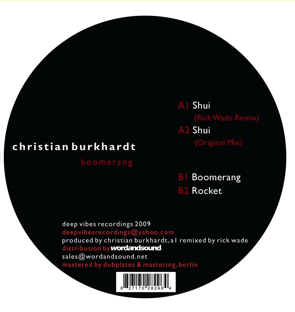 Christian Burkhardt – Boomerang (Rick Wade Remix)