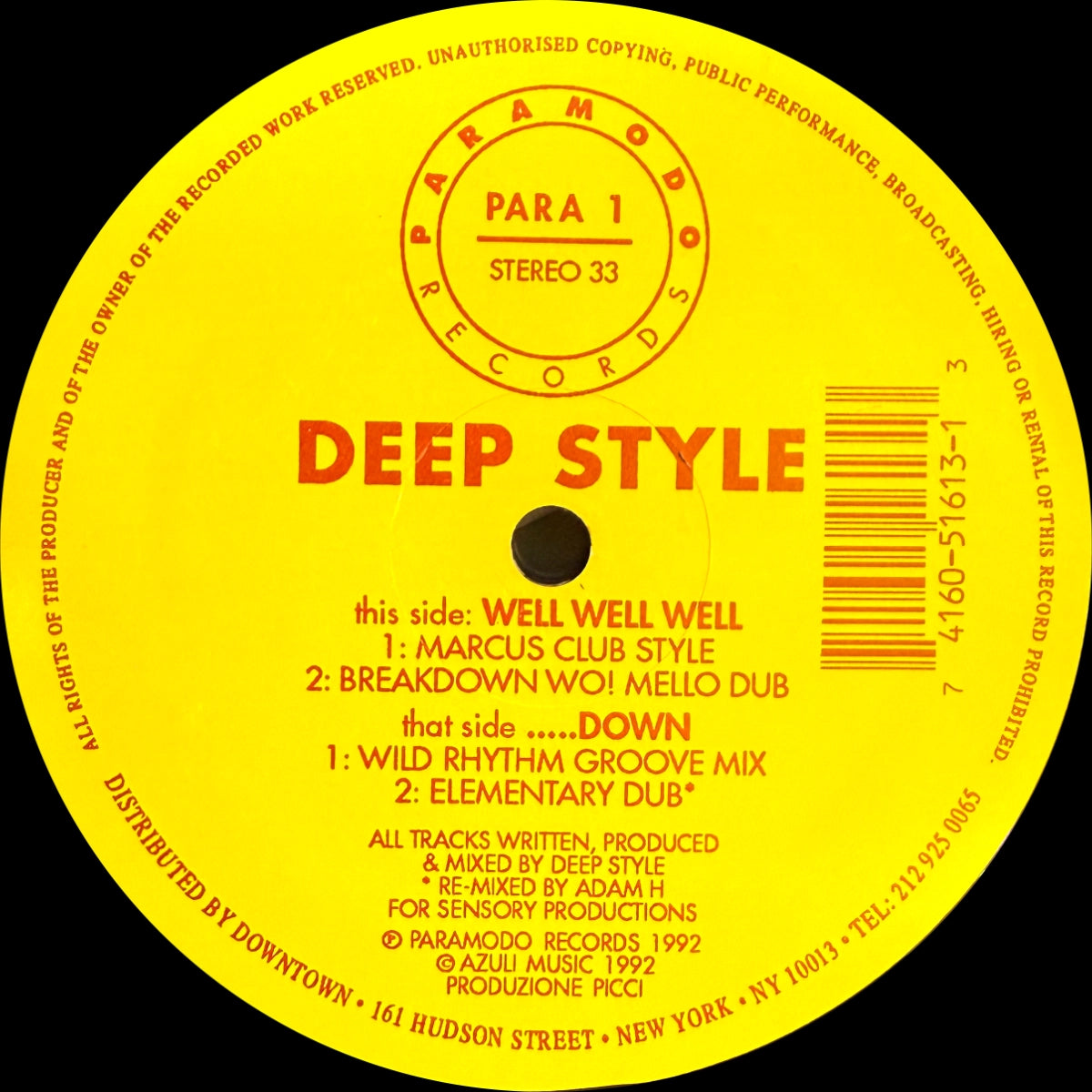Deep Style – Well Well Well / Down