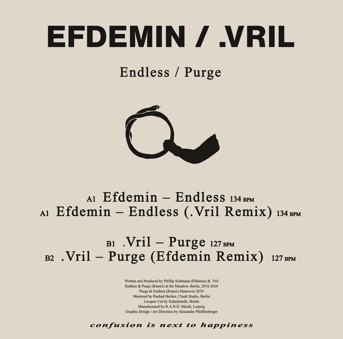 Efdemin x Vril - Endless / Purge