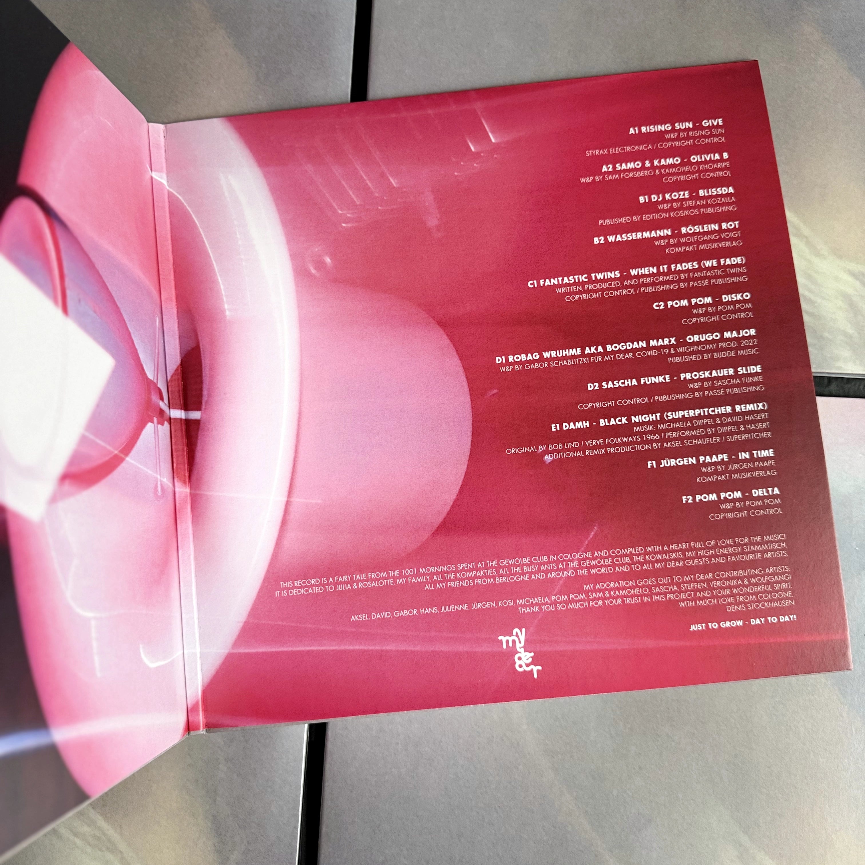 Favourite Artists - MY DEAR Tracklist