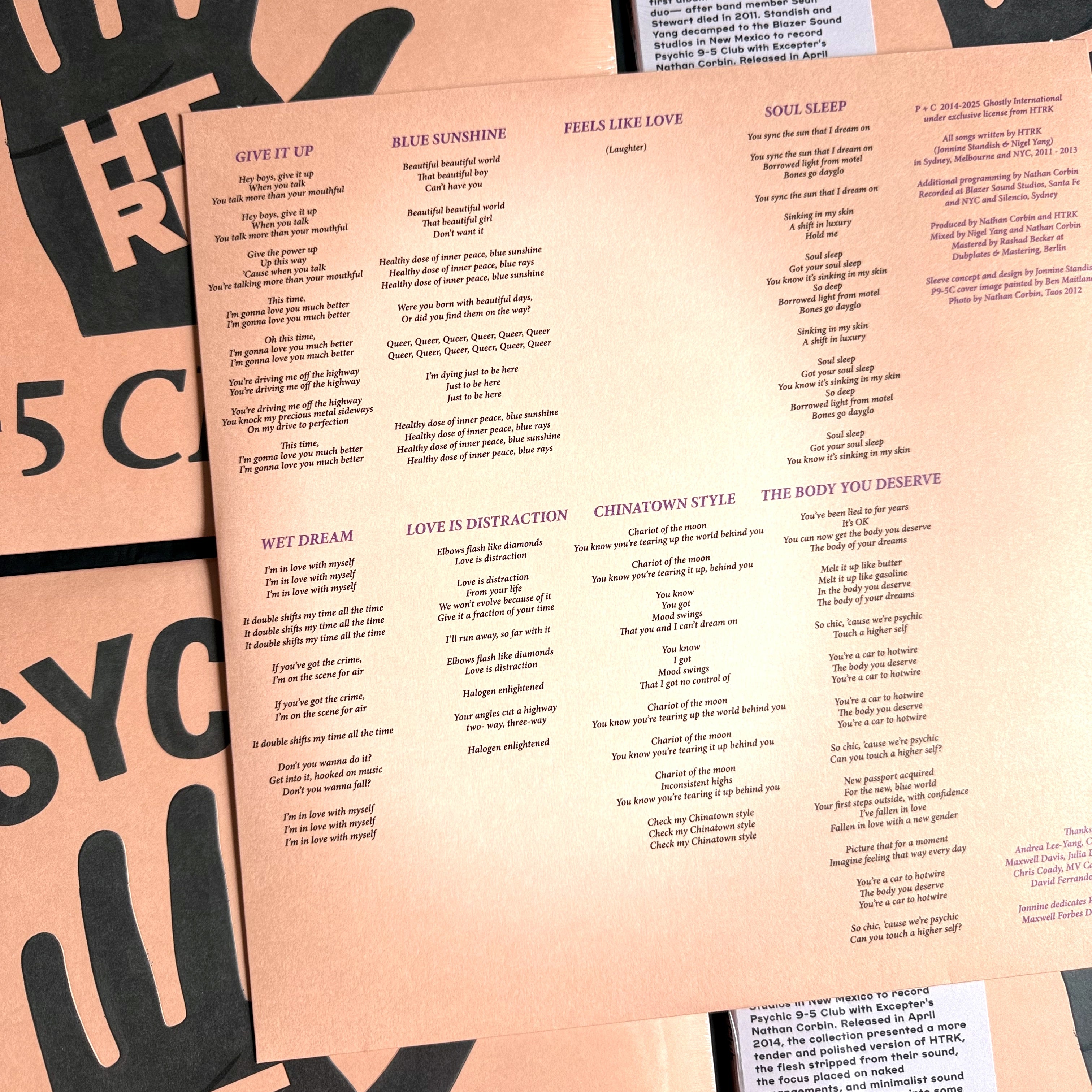 HTRK - Psychic 9-5 Club [Ghostly International] (Vinyl, LP, Clear