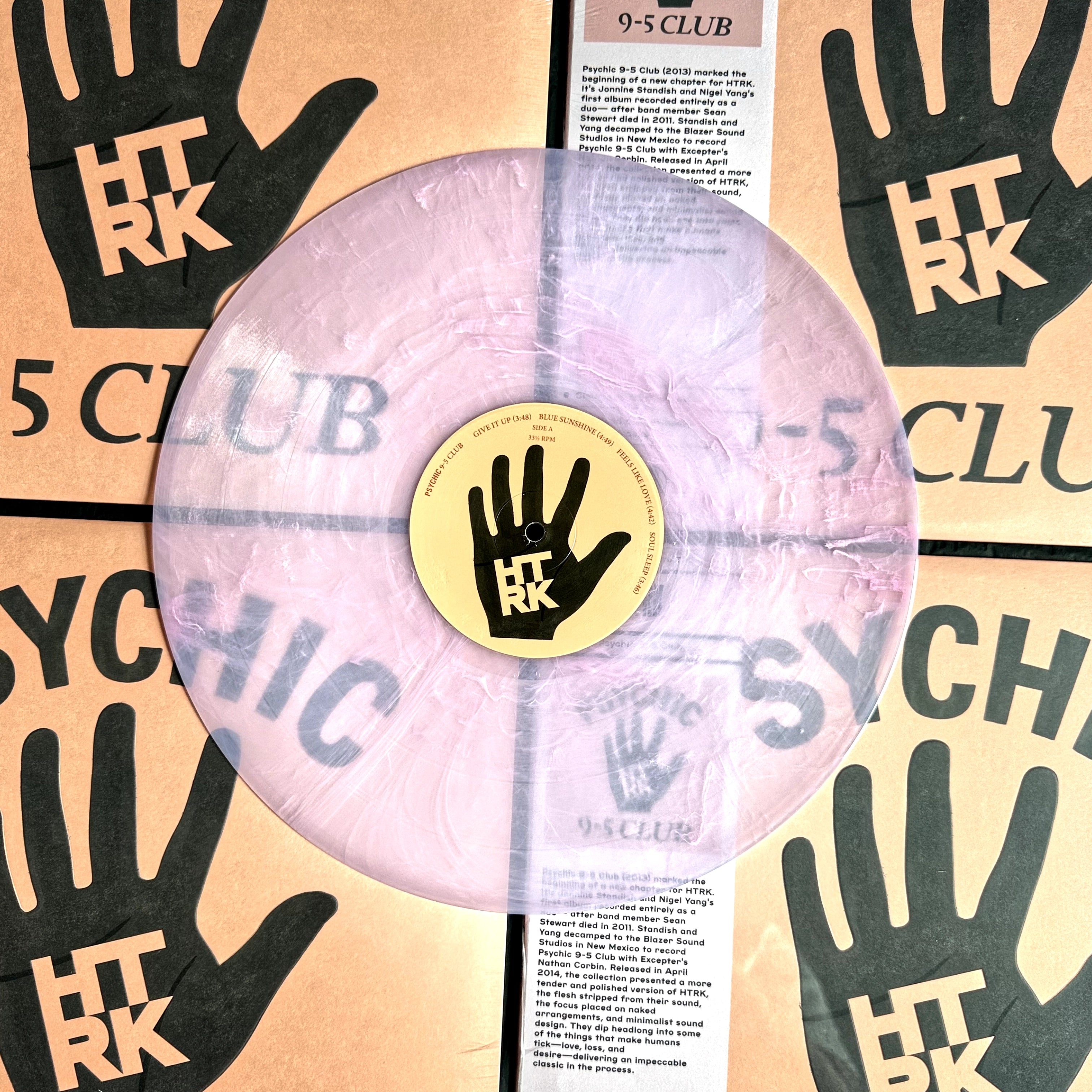 HTRK Psychic 9-5 Club Clear Pink Vinyl