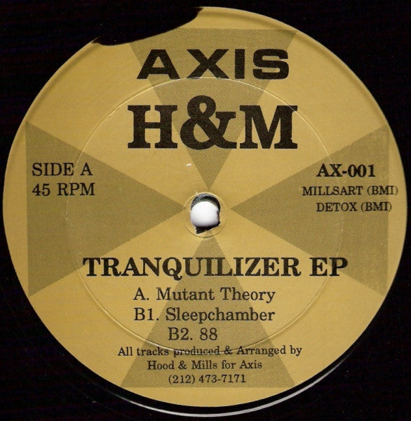 H&M (Robert Hood & Jeff Mills) – Tranquilizer EP