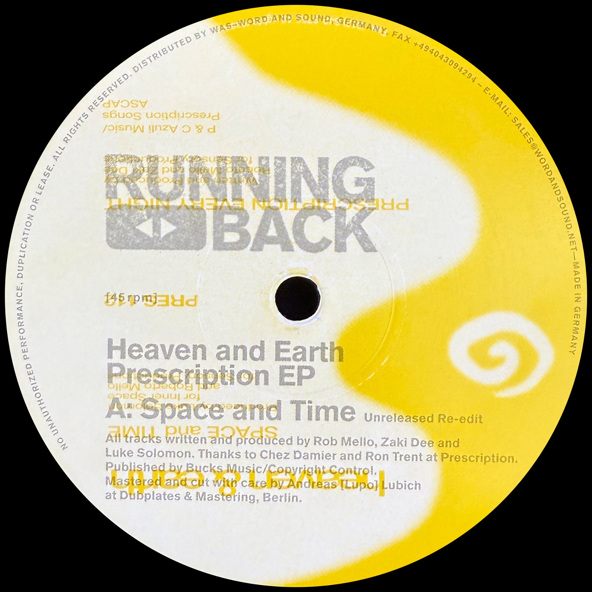 Heaven & Earth - Prescription EP