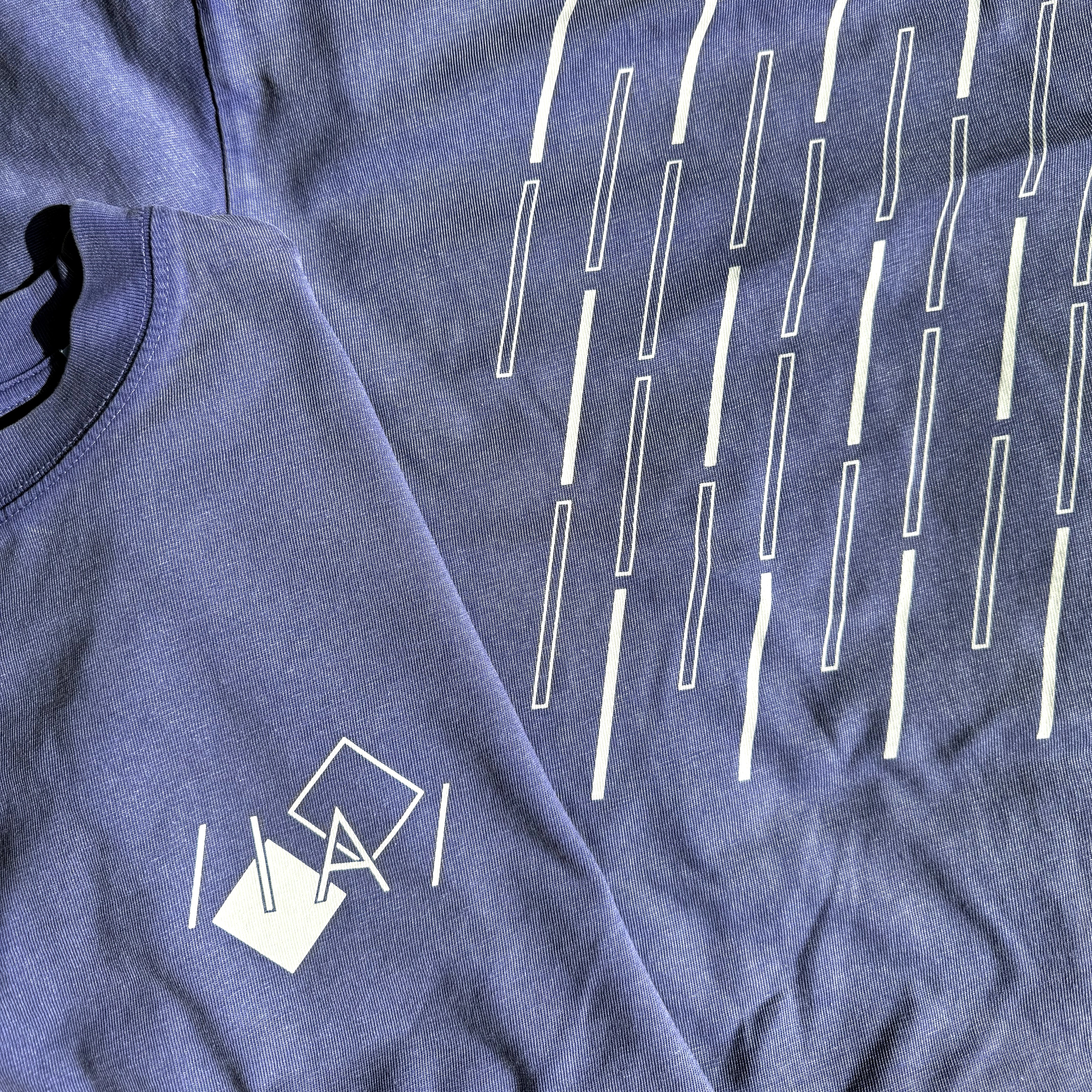 Inverted Audio T-Shirt (Purple & White)