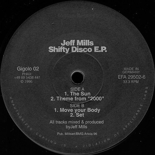 Jeff Mills – Shifty Disco E.P.