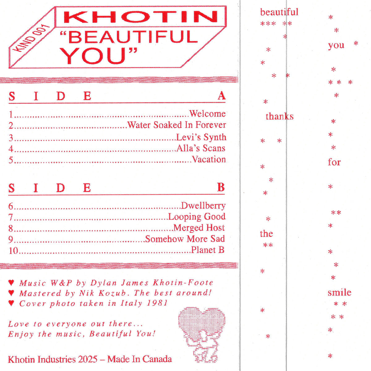 Khotin - Beautiful You