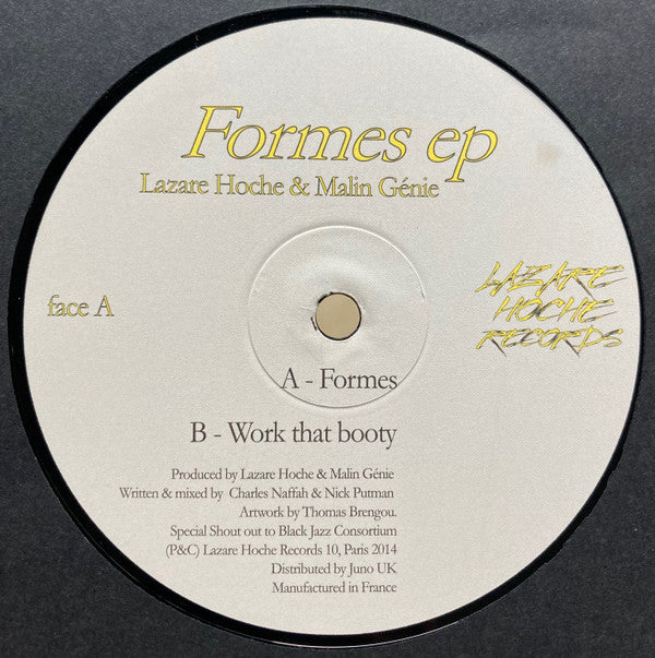 Lazare Hoche & Malin Genie – Formes EP