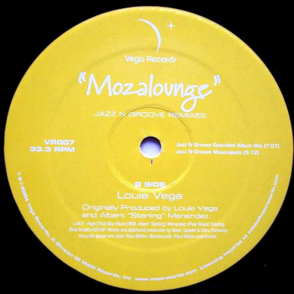 Louie Vega – Mozalounge (Jazz N Groove Remixes)