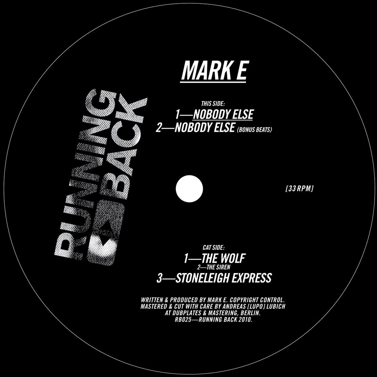 Mark E – Nobody Else