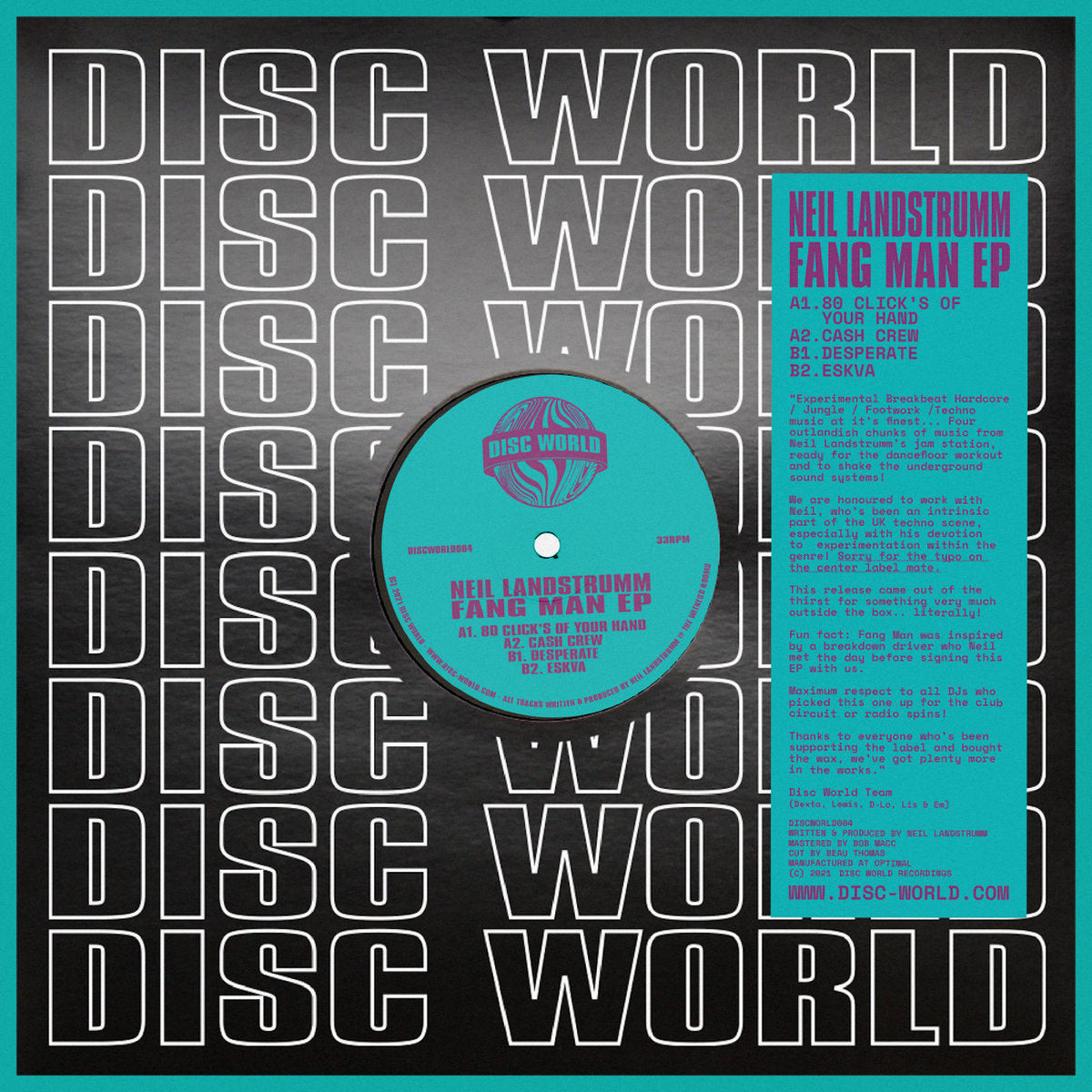 Neil Landstrumm ‎– Fang Man EP
