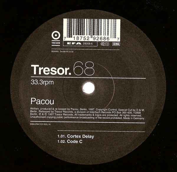 Pacou – Cortex Delay (Surgeon Remix)