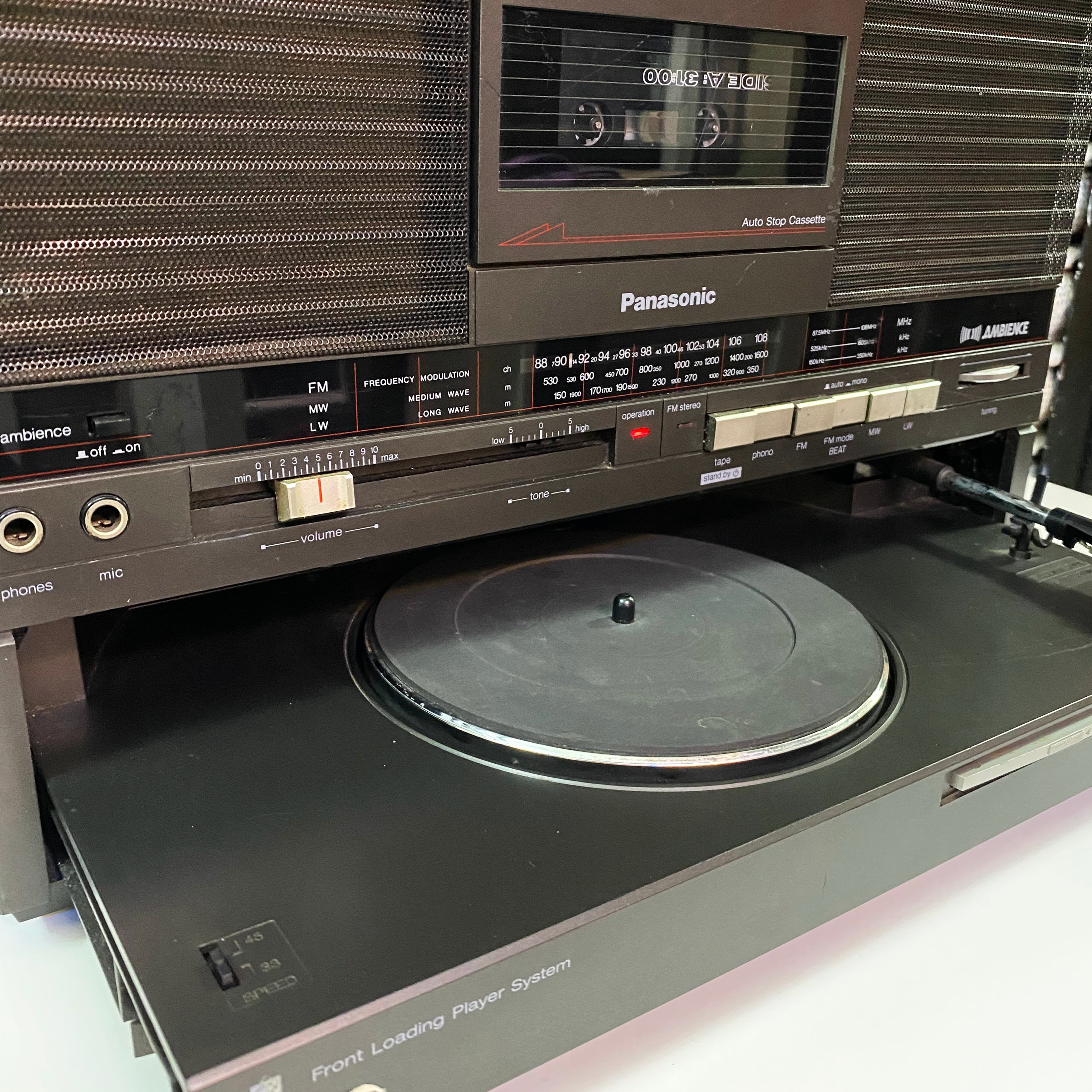 Panasonic SG-J555L Boombox (Turntable / Cassette / Tuner)