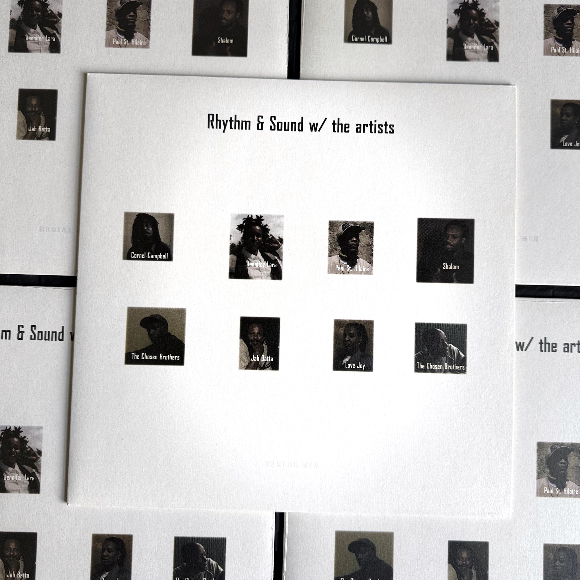 Rhythm & Sound - w/ The Artists [Burial Mix] (Vinyl, LP)