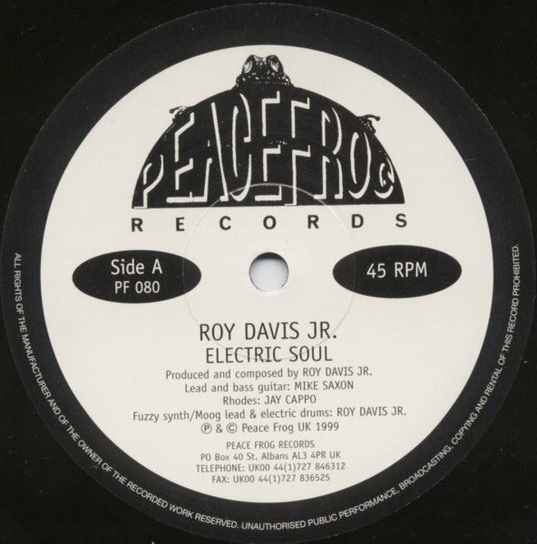 Roy Davis Jr. – Electric Soul / Someday