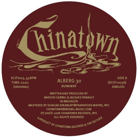 Runaway / B. Green – Alberg 30 / Alberto Treinta Feat. Chauncey Upson
