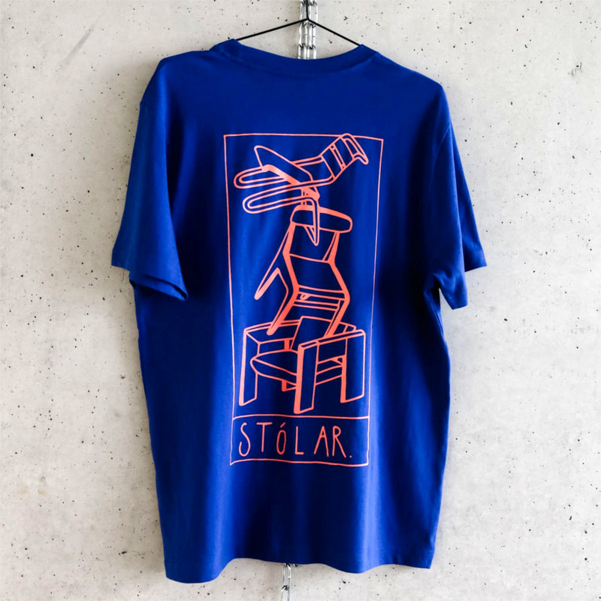 Stólar Records Chair Logo T-Shirt (Blue)