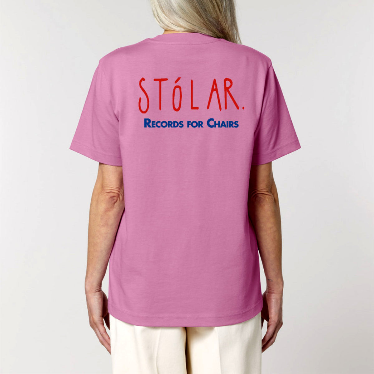 Stólar Records for Chairs T-Shirt (Pink)